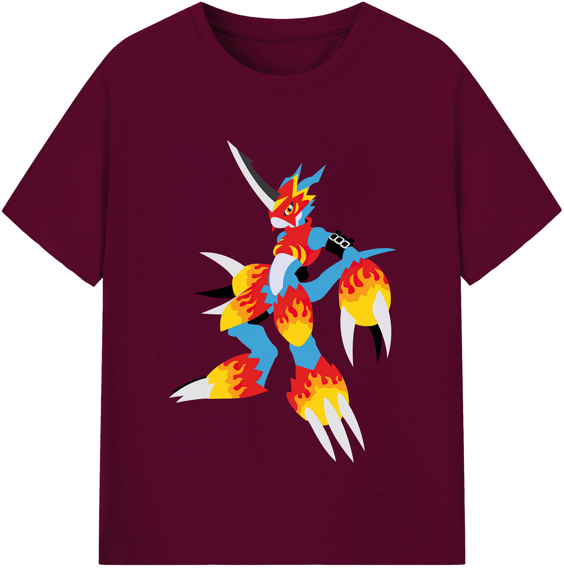 （画像用） Digimon デジタルモンスター/デジモン レディースカジュアルプリントTシャツ（綿100％）